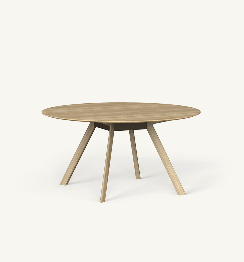 atrivm indoor round dining table