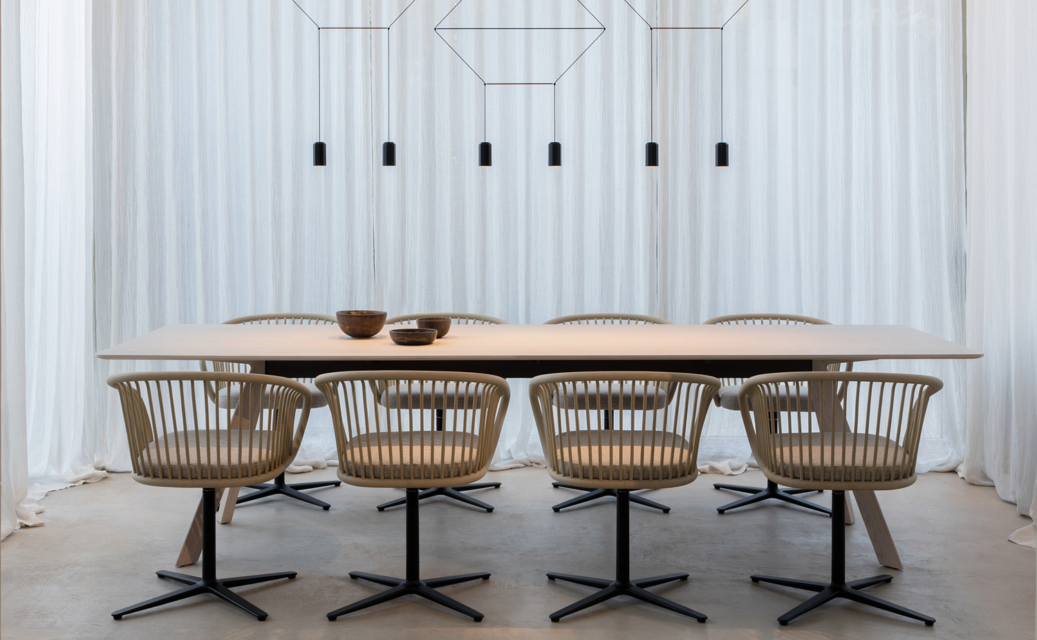 muebles de interior - mesas - mesa rectangular atrivm indoor