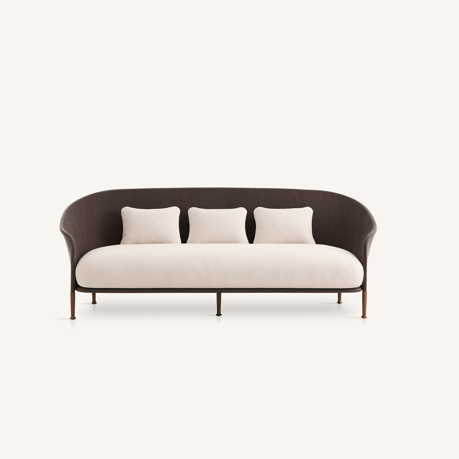 outdoor kollektion - sofas - sofa mit niedriger rückenlehene liz