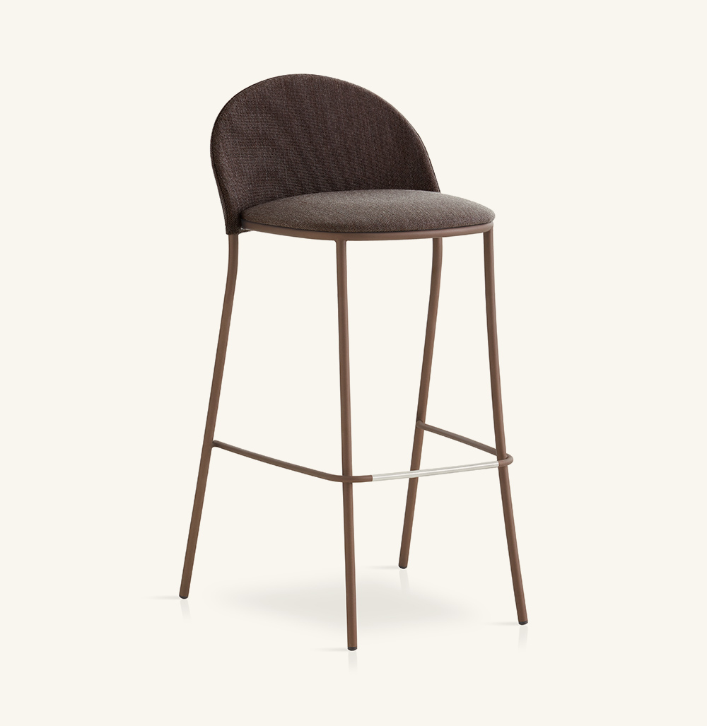 petale upholstered bar stool