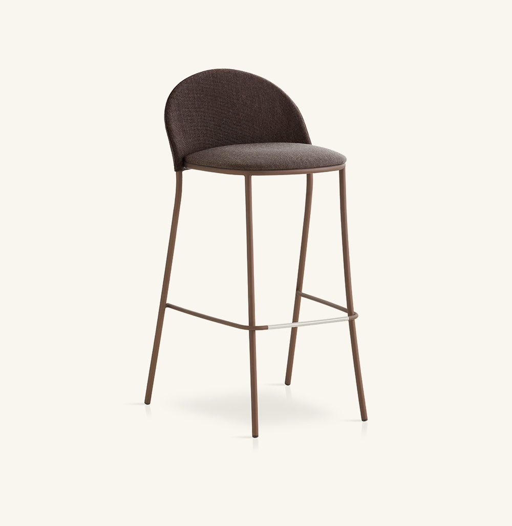 barstools - petale upholstered bar stool