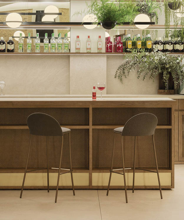 outdoor collection - outdoor collection - petale upholstered bar stool