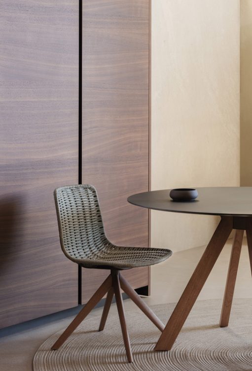 outdoor collection - outdoor collection - lapala chair with solid wood legs and pyramid base