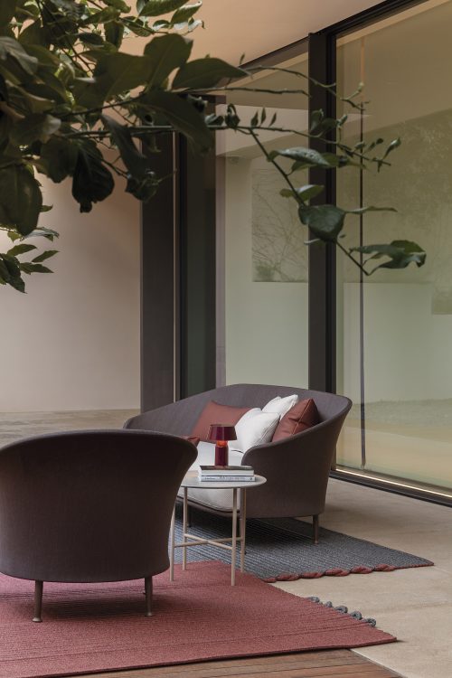 outdoor collection - outdoor collection - liz low sofa