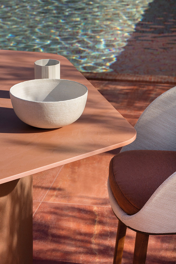 muebles de exterior - mesas - mesa hexagonal talo outdoor
