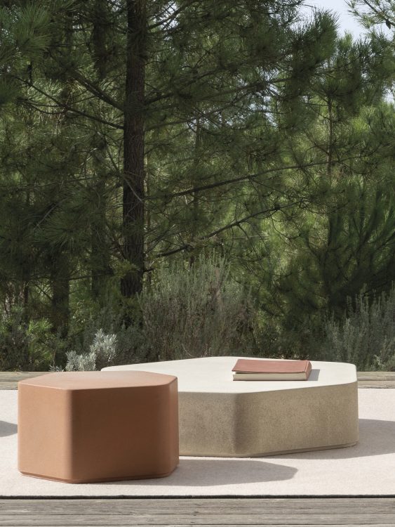 outdoor collection - outdoor collection - talo outdoor high hexagonal coffee table