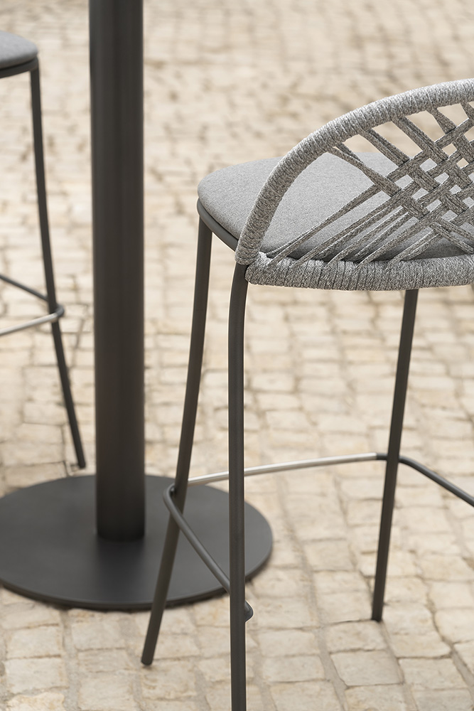 barstools - petale hand-woven bar stool