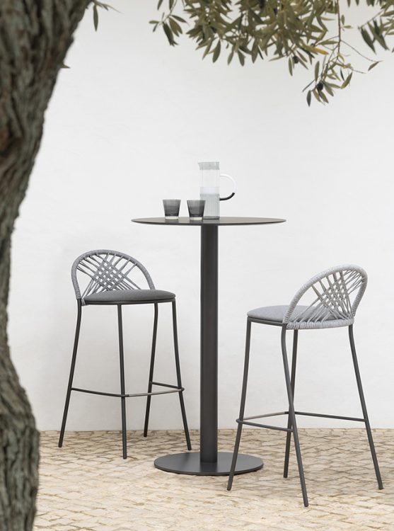 outdoor collection - barstools - petale hand-woven bar stool