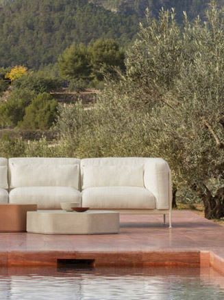 outdoor kollektion - hochwertige luxus-sofas für außenbereich und garten - rechtes modul obi