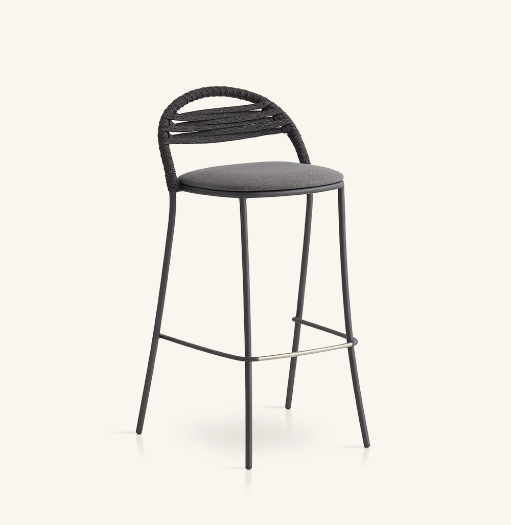 outdoor collection - barstools - petale hand-woven bar stool