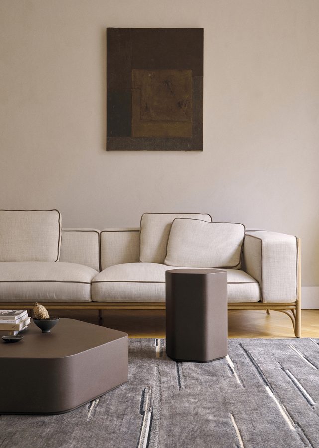 indoor collection - interior design furniture - talo high hexagonal side table