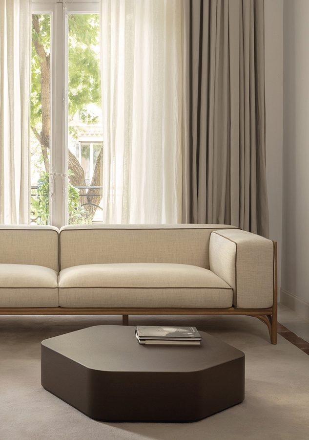 indoor collection - interior design furniture - talo low hexagonal coffee table