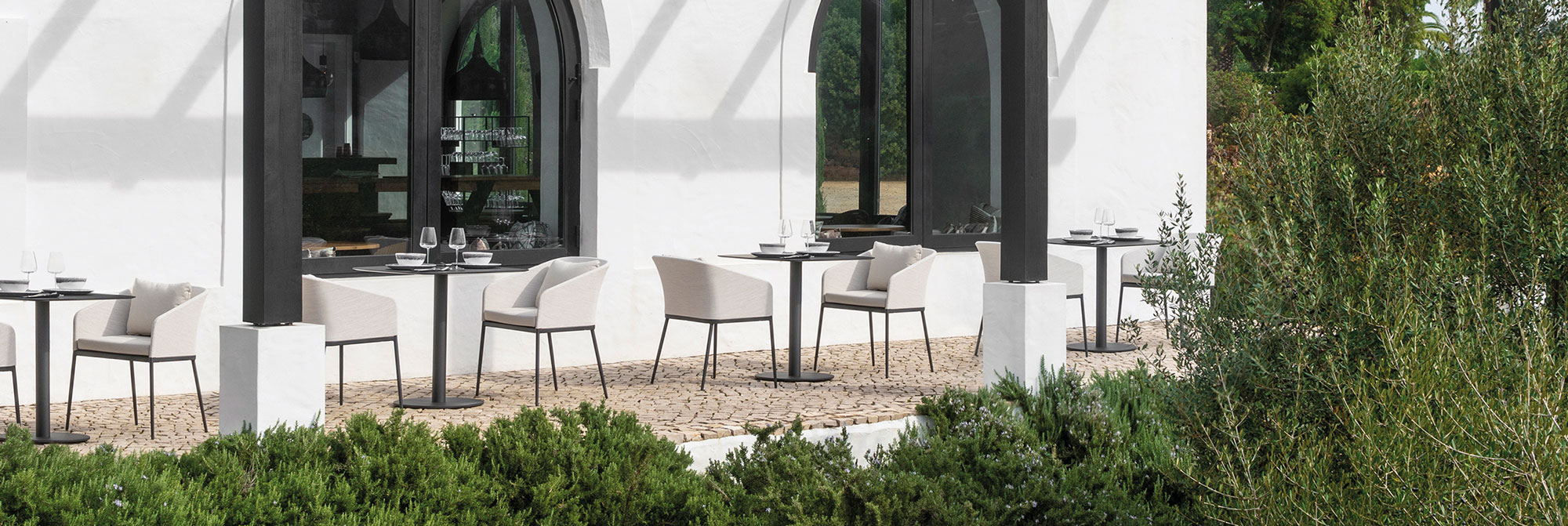 muebles de exterior - familia de muebles senso chairs