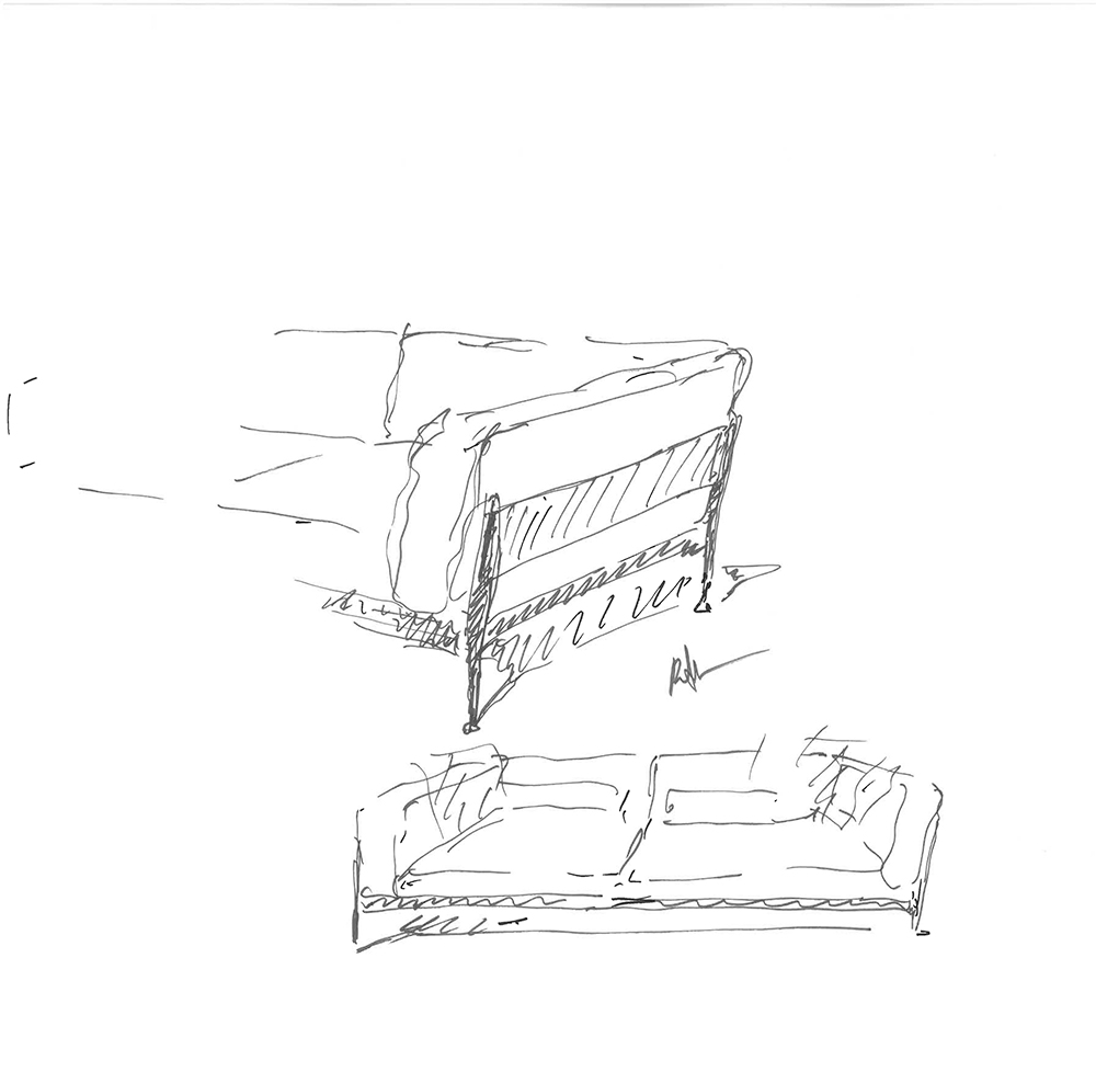  an outdoor sofa with a japanese concept