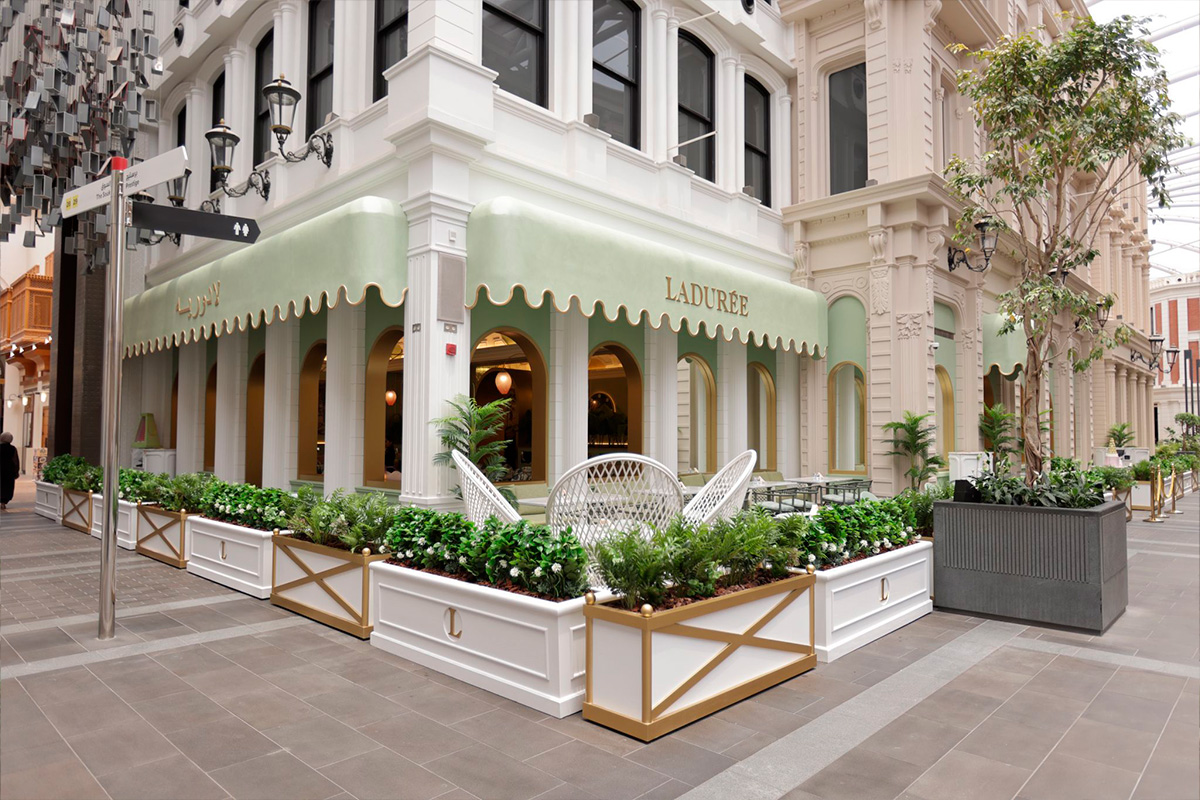 projects - indoor - mediterranean furniture and macarons in ladurée