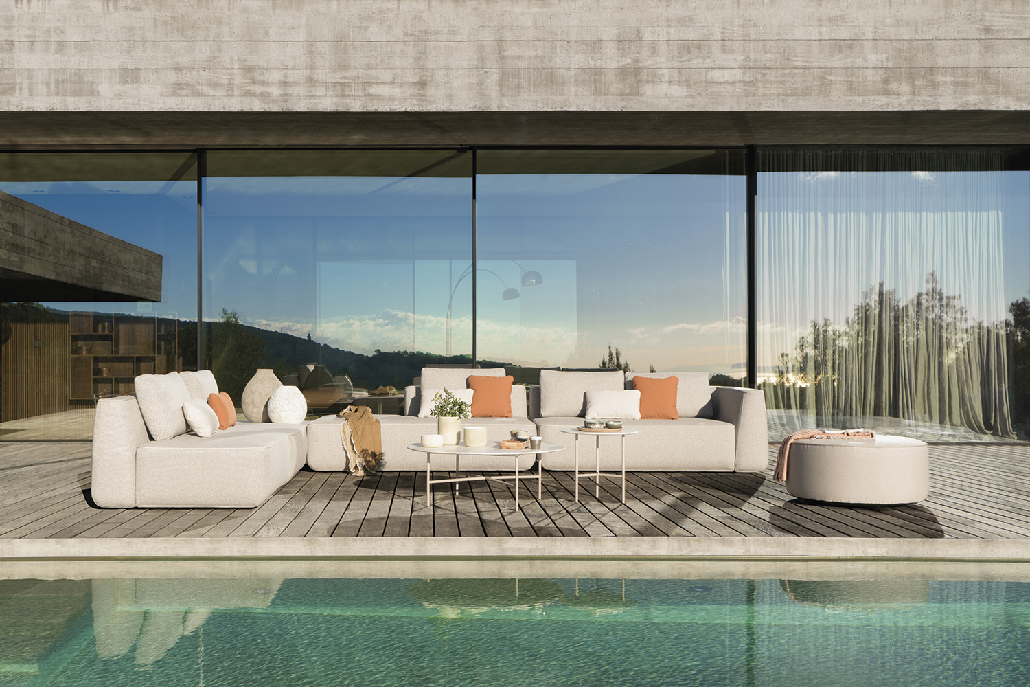 stories - pools love outdoor sofas