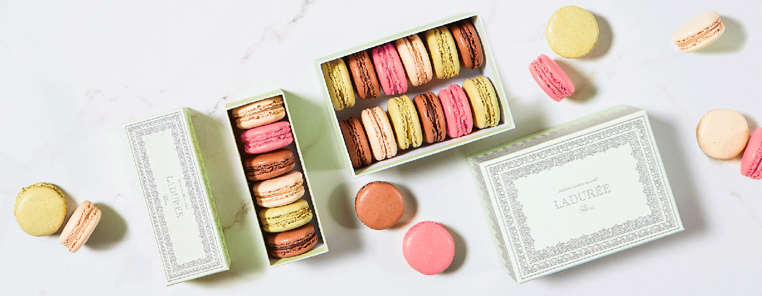 projects - indoor - mediterranean furniture and macarons in ladurée