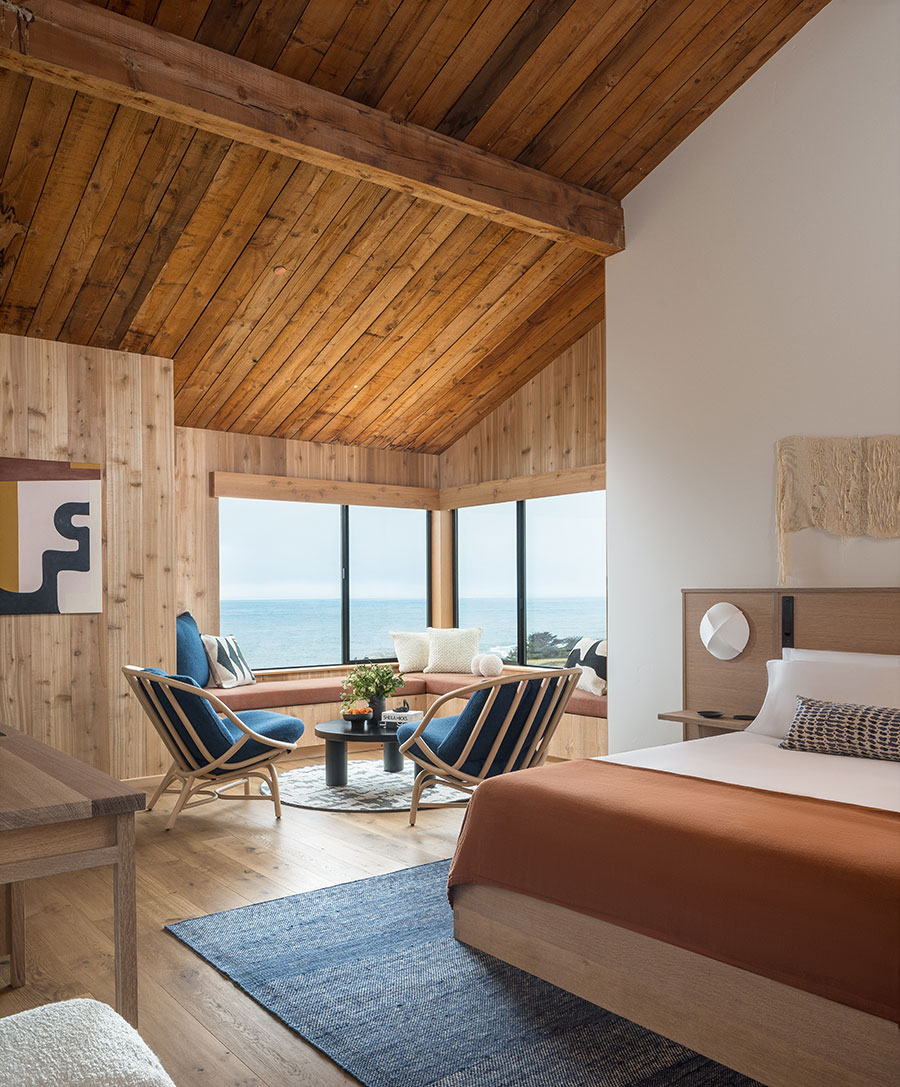 projets - projets d'intérieur - design et nature convergent au sea ranch lodge