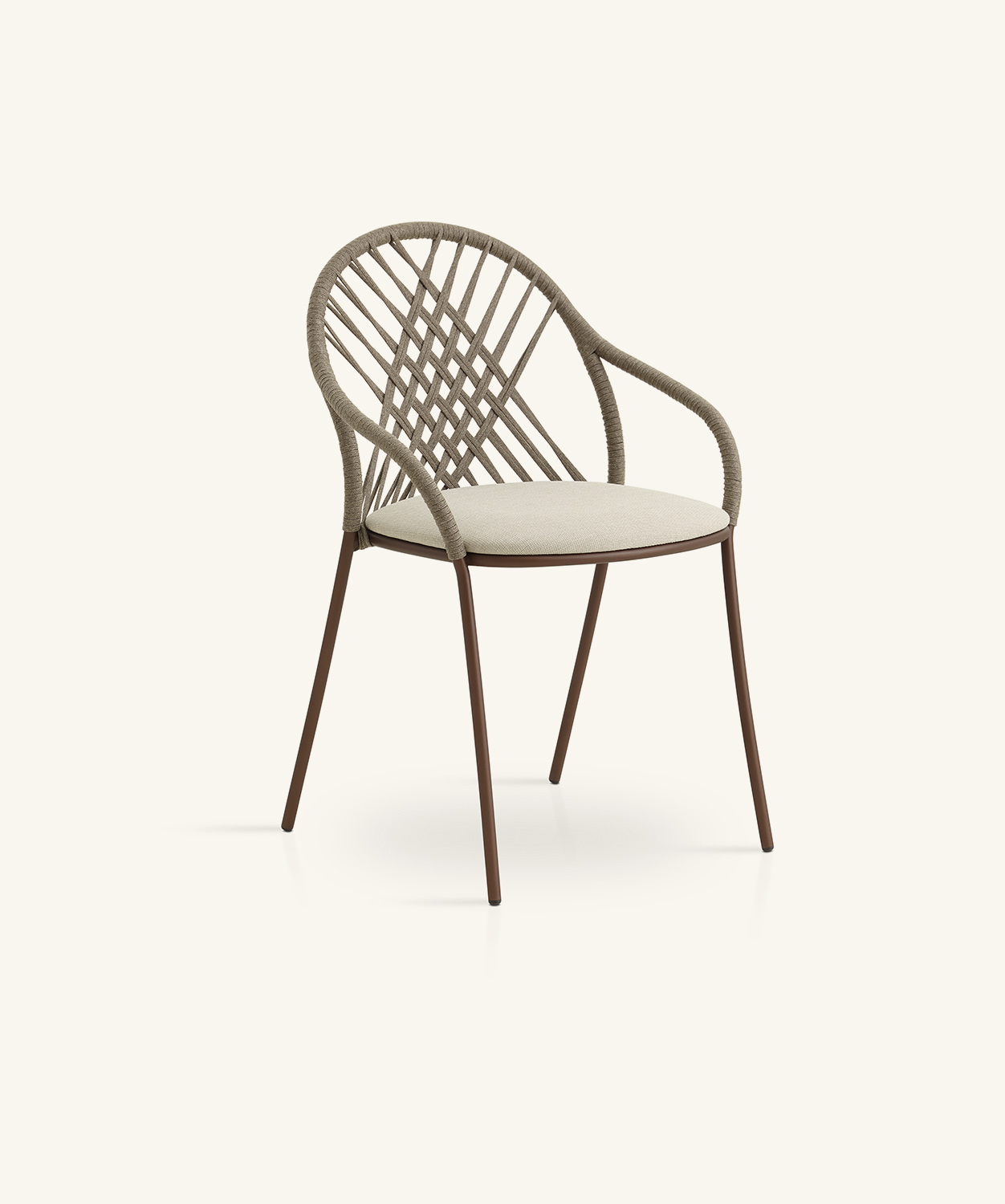 chairs - petale hand-woven dining armchair