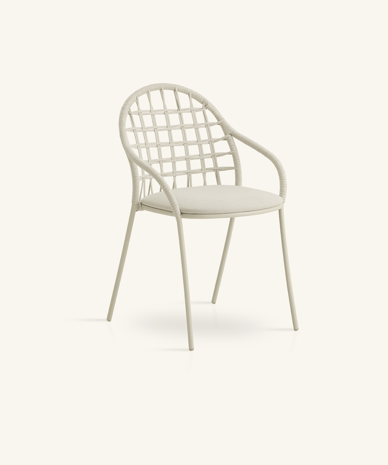 chairs - petale hand-woven dining armchair