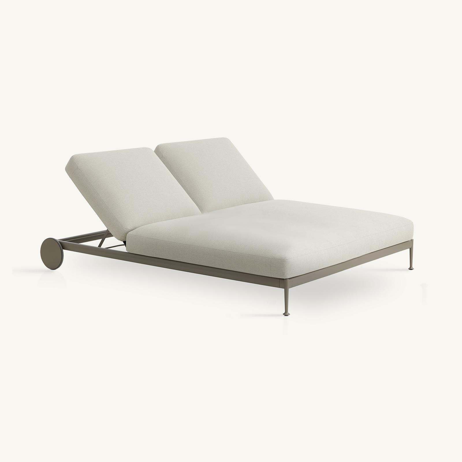 chaise longues - obi double chaise longue module with wheels
