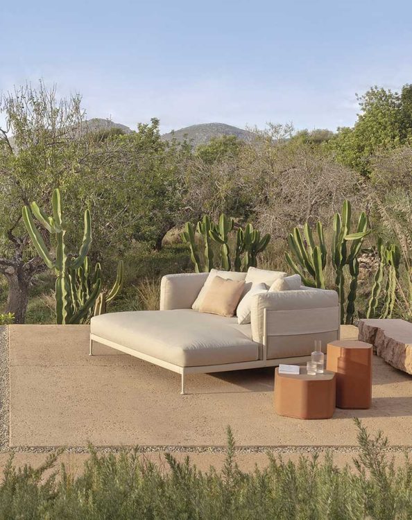 muebles de exterior - tumbonas - cama obi