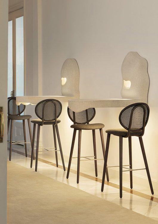 meuble d'intérieur - tabouret haut loop