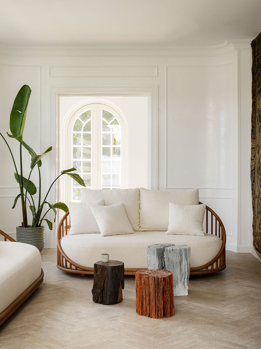 stories - great things come in small packages: rattan loveseats