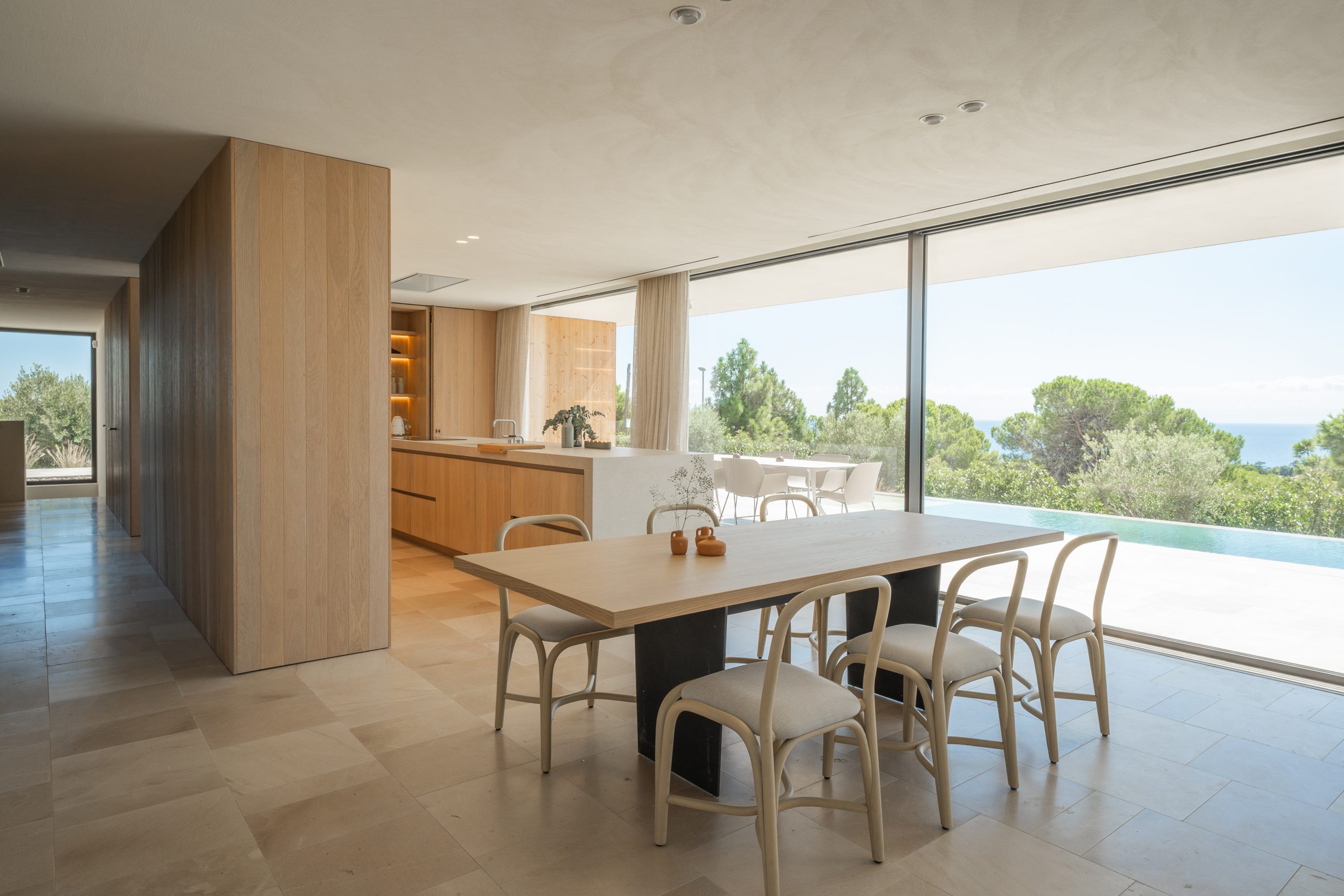mediterranean minimalism in rattan and wood