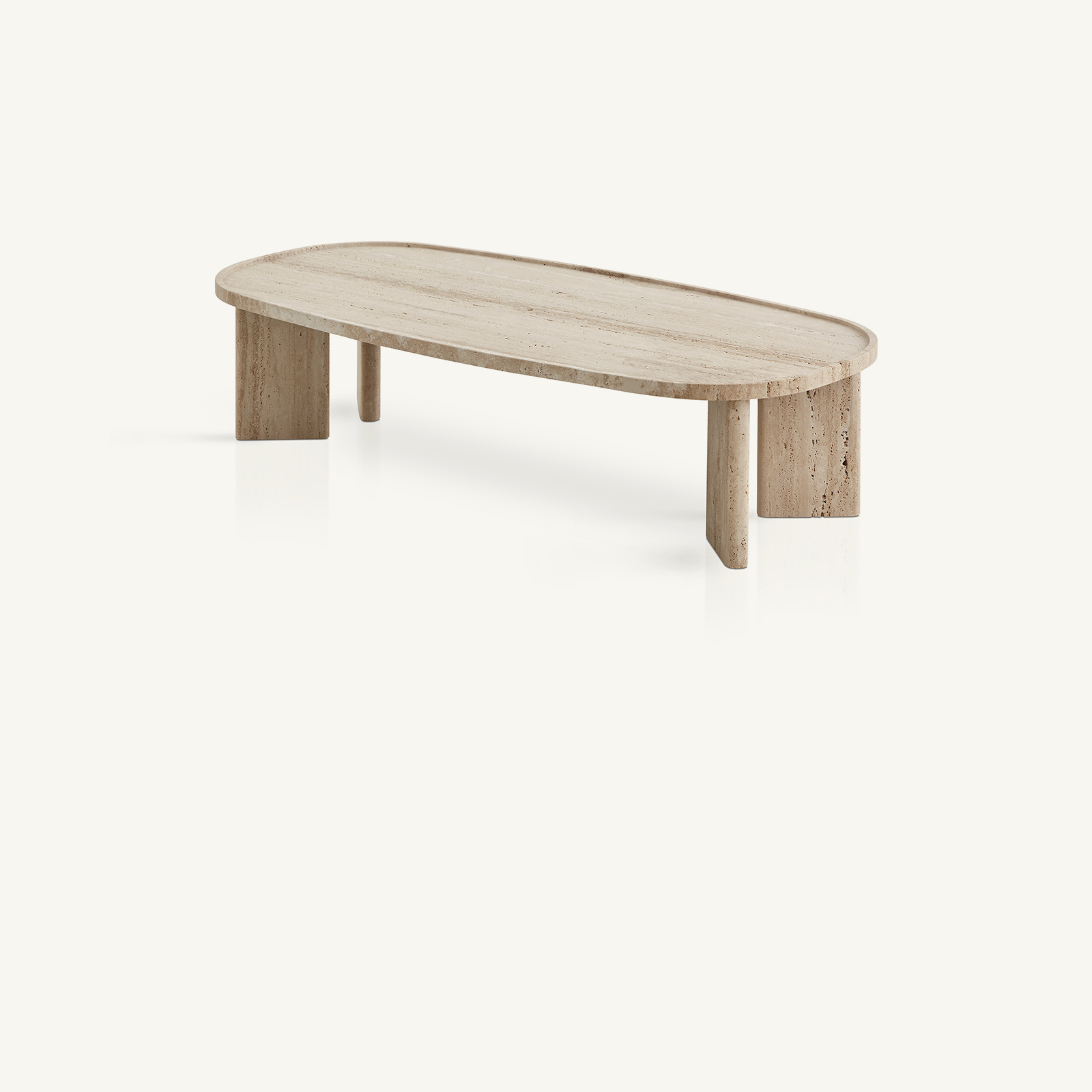 mesas de centro - centro ovalado meridies