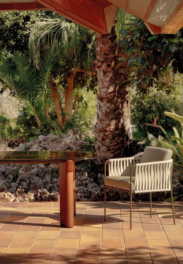 meuble d'extérieur - table ovale leku