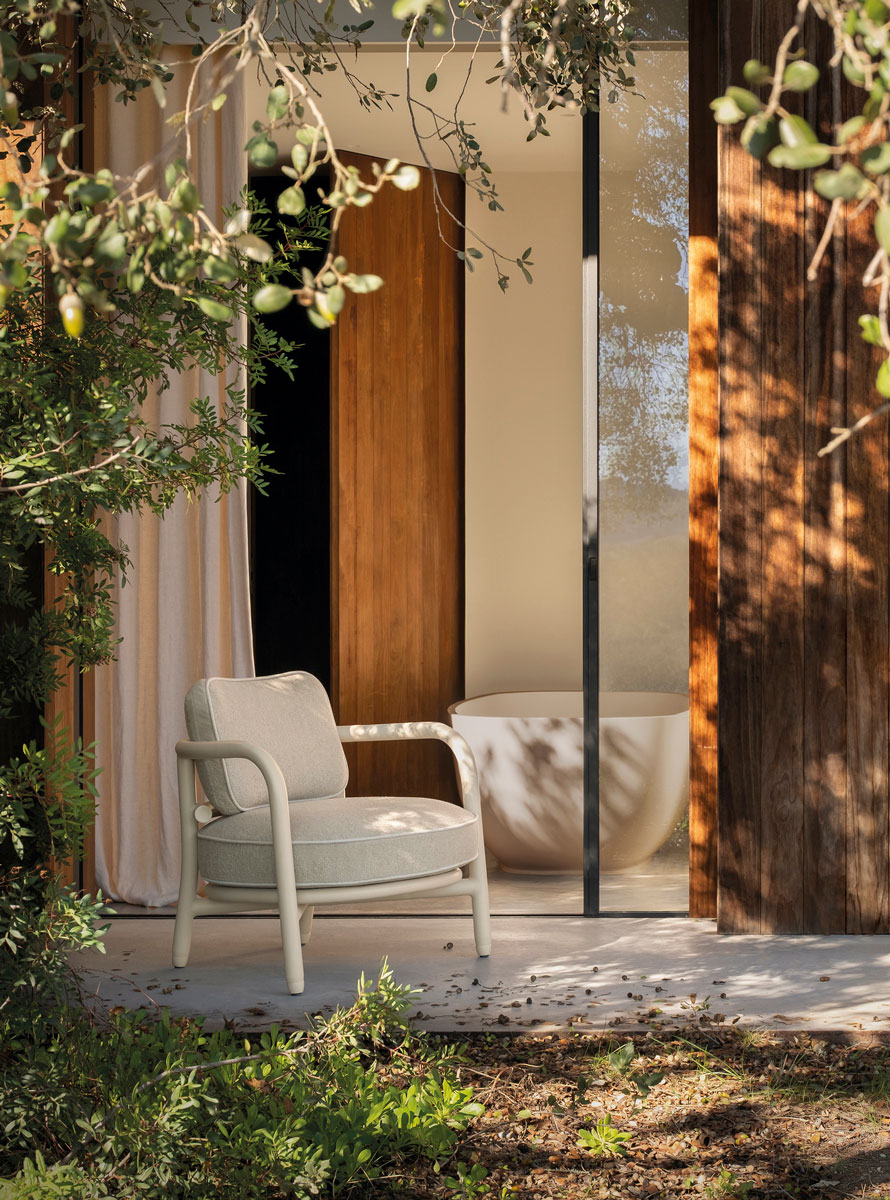 armchairs - meridies aluminium armchair