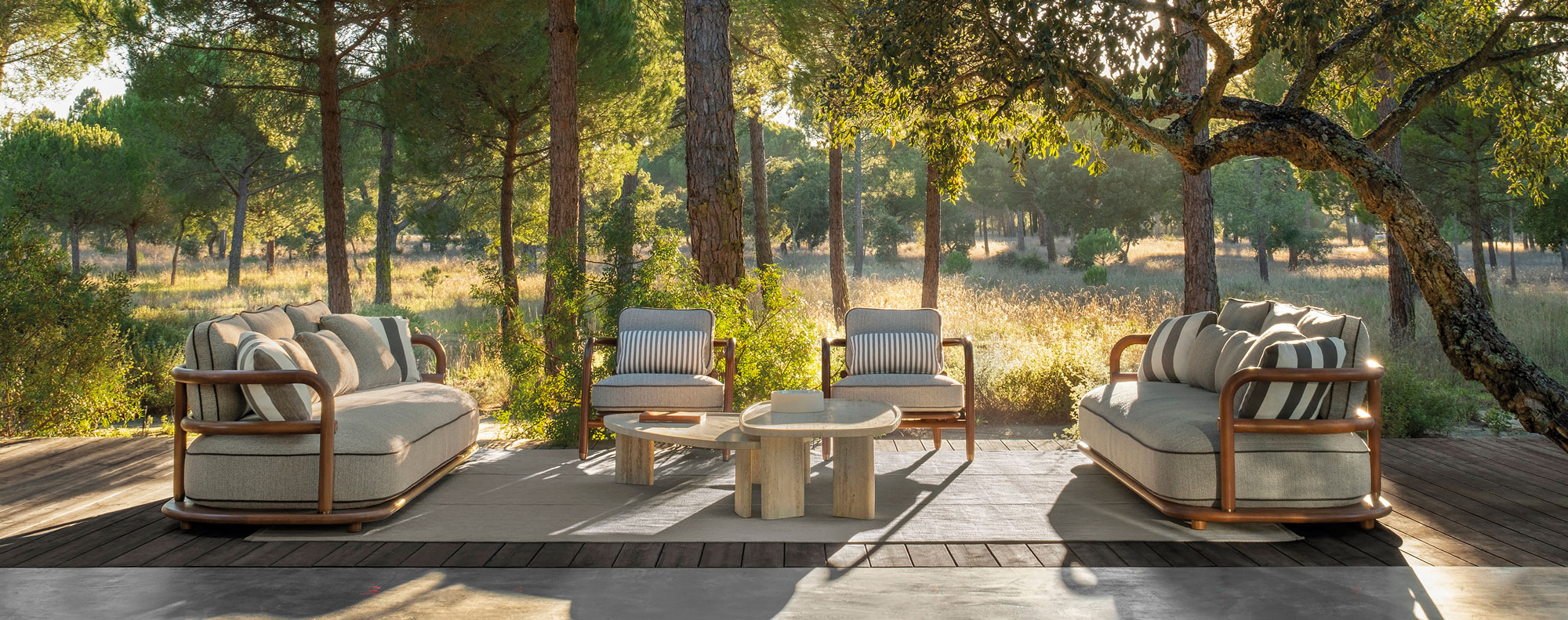 muebles de exterior - familia de muebles meridies