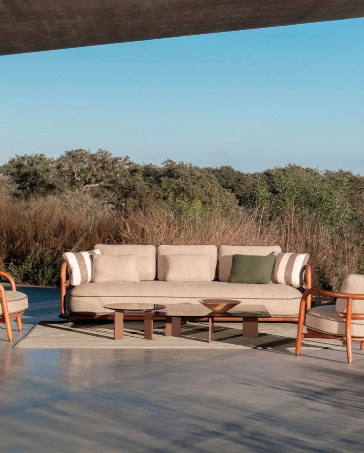 muebles de exterior - sofás - sofá xl meridies