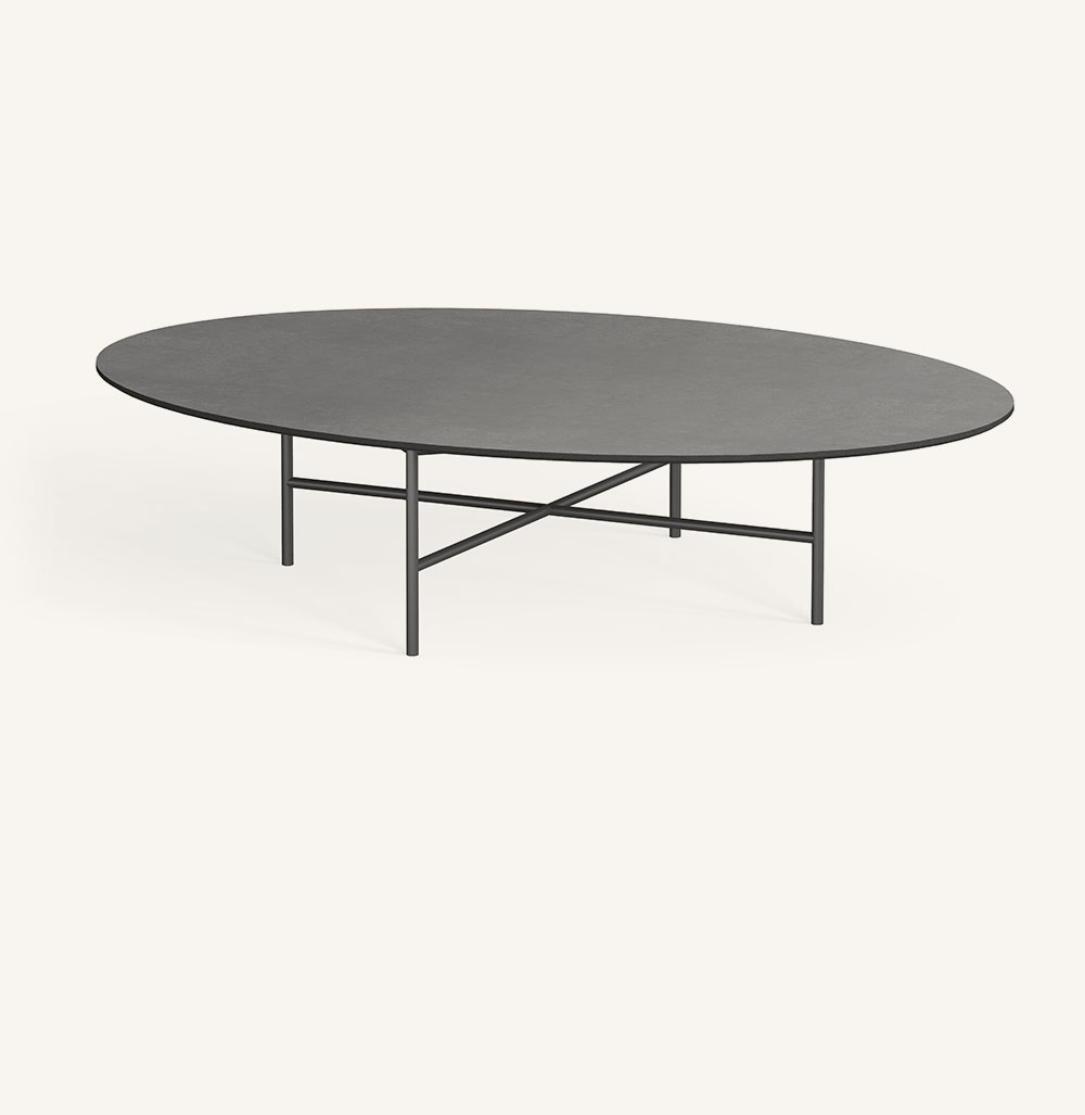 mesas de centro - centro elíptico grada outdoor