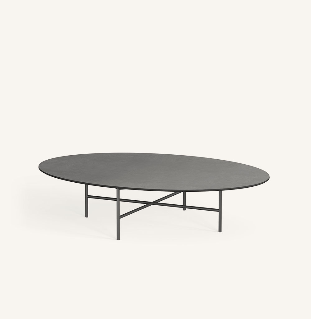 grada outdoor elliptical coffee table
