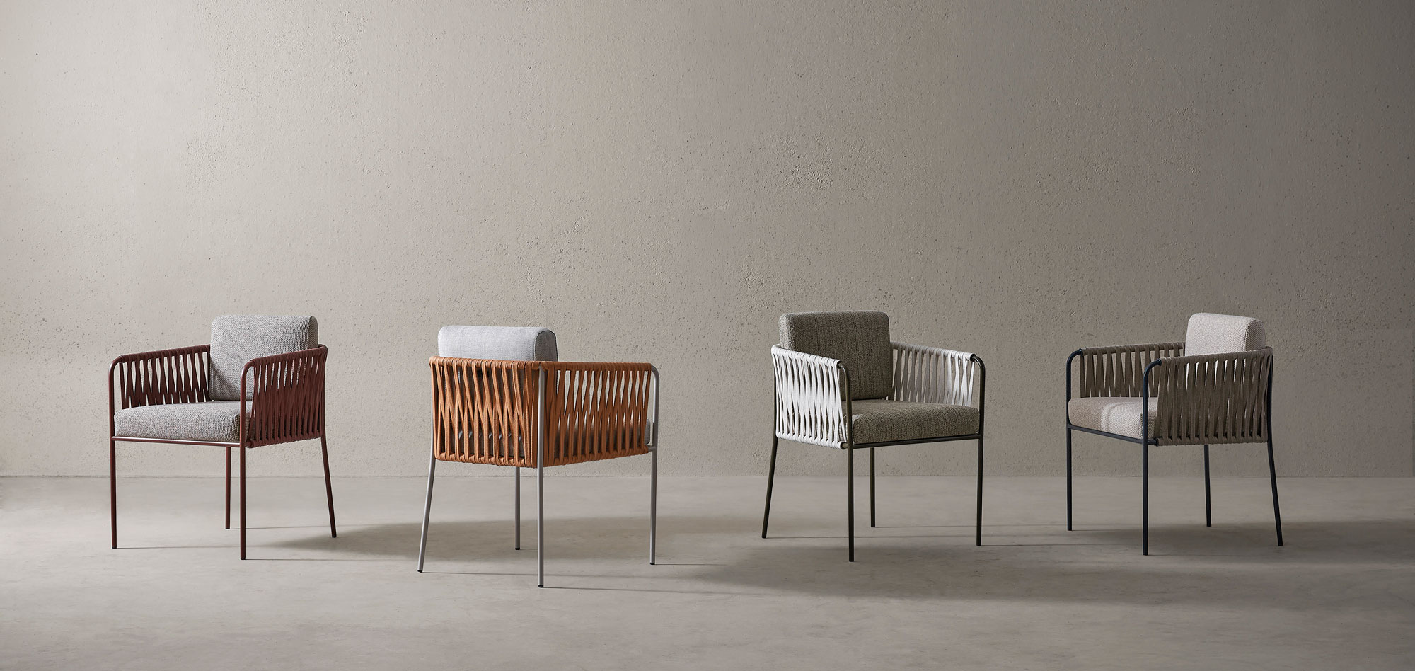 muebles de exterior - familia de muebles nido