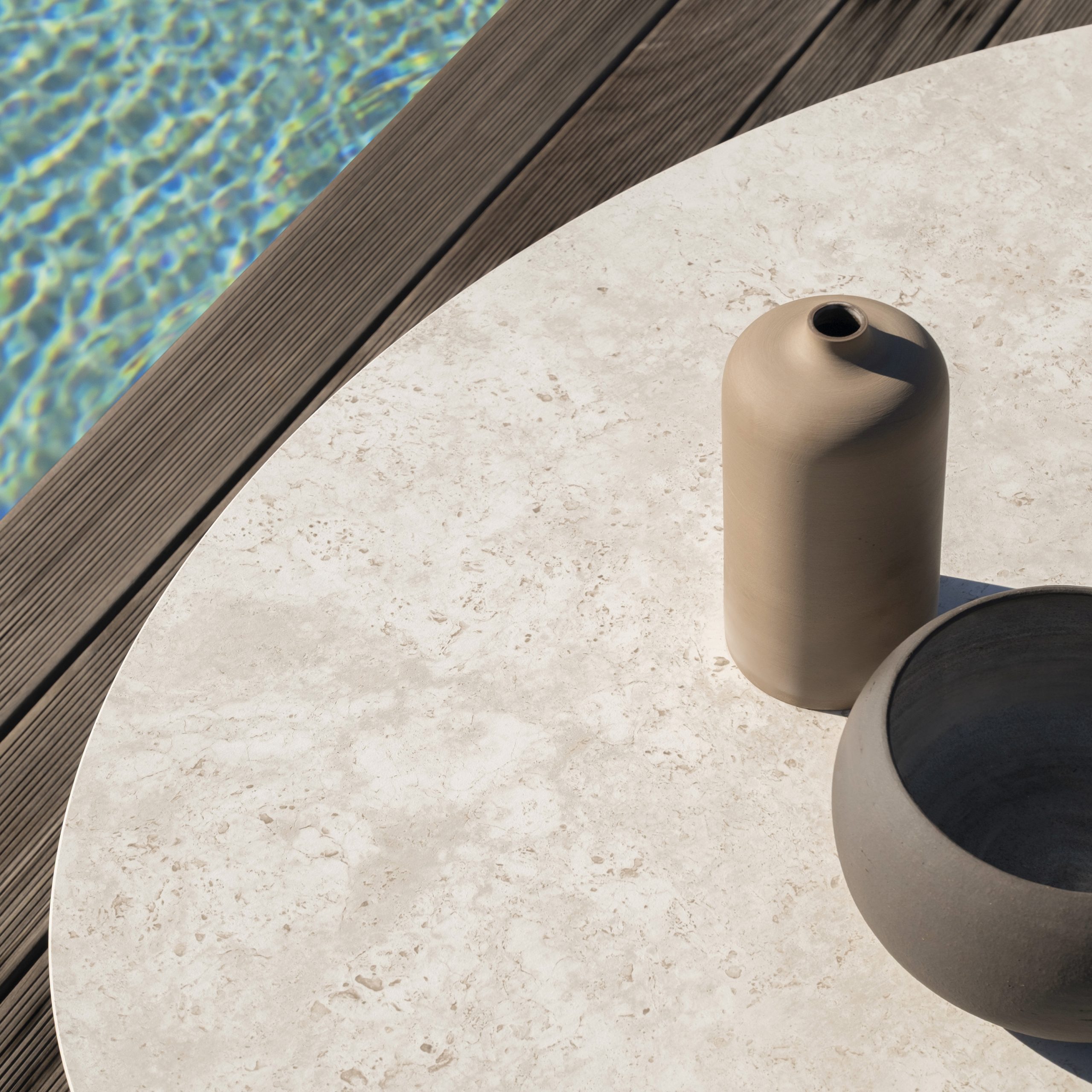 mesas de centro - centro elíptico grada outdoor