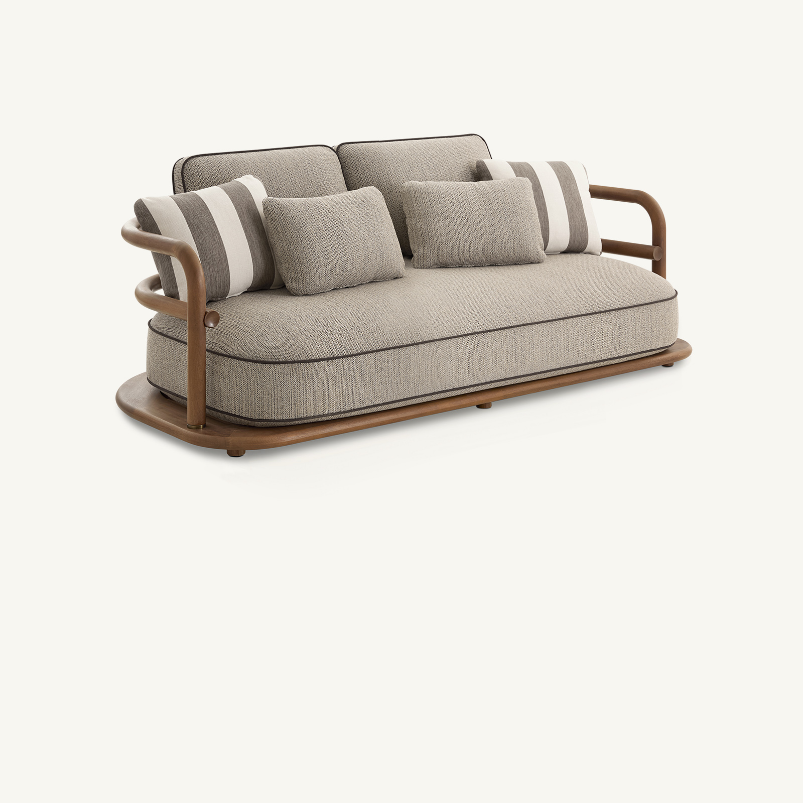 sofas - sofa, gestell in holz meridies