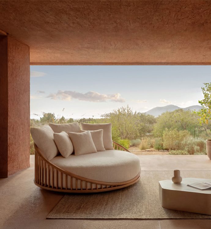 meuble d'intérieur - daybed rond cask