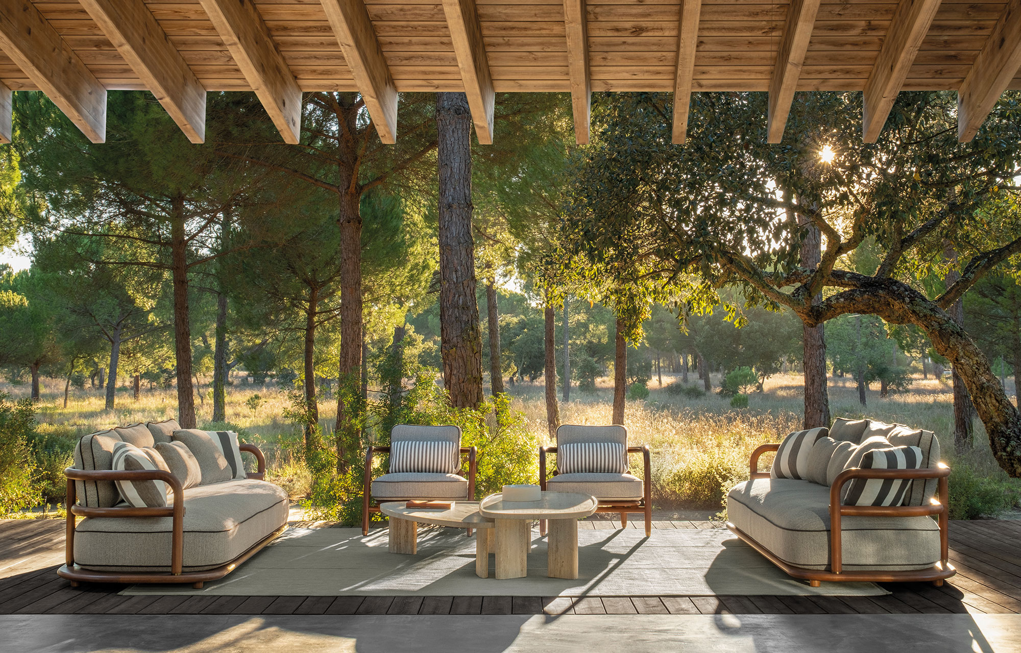 stories - meridies: roberto lazzeroni reimagines rattan in wood